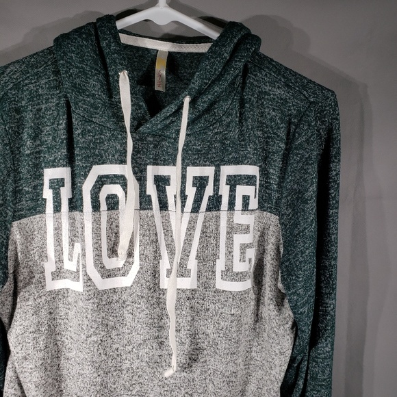 Shine Lightweight Love Hoodie D28 - Picture 1 of 5